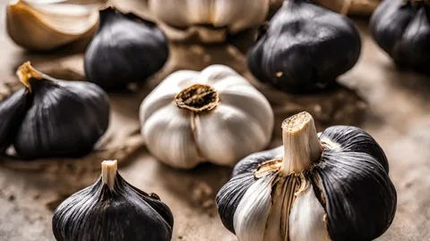 سیر سیاه یزد با تخمیر طولانی و رنگ تیره یکدست